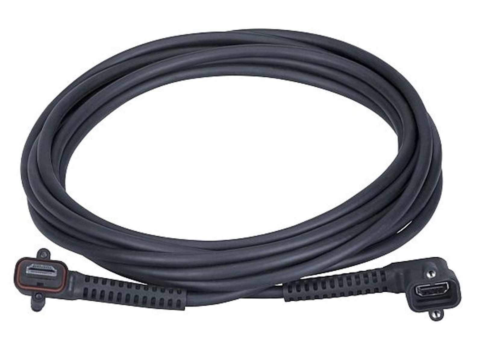 Long black data cable with rectangular connectors on both ends.