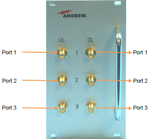 7000-00117200_com_01.png Sechs vergoldete Anschlüsse auf Metallplatte, links UL, rechts DL.
