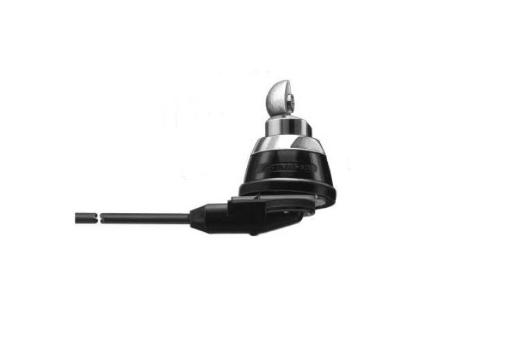 7000-00201300_kat_01.jpg Fußprothese aus Metall und schwarzem Kunststoff mit beweglichem Knöchel.