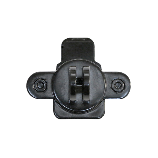 7000_00754435_MOT_01.png Schwarze Kunststoffhalterung mit zwei Schrauben an den Seiten.