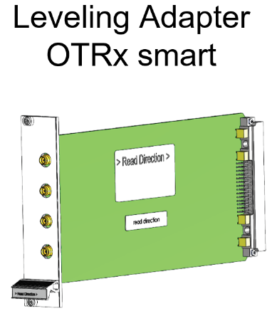 7000_00751678_COM_01.png Elektronischer Adapter mit Beschriftung 'Read Direction'.