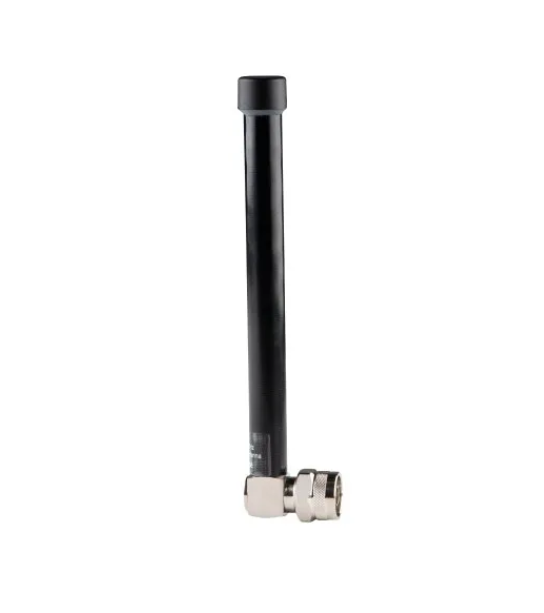 Schwarze Antenne mit Winkelanschluss