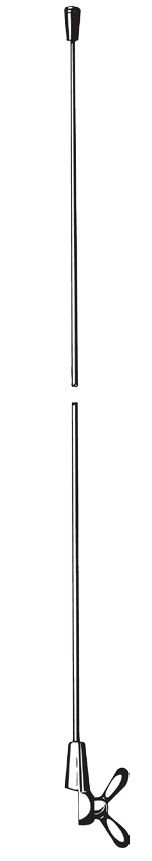 7000-00546300_pro_01.jpg Collapsible white cane for the blind, two segments with wrist strap.