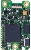 Elektronische Schaltkreisplatine mit verschiedenen Komponenten und Anschlüssen.