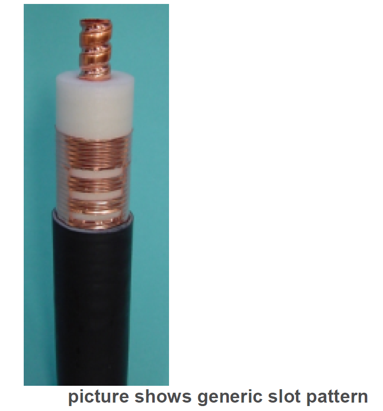 7000-00752676_rfs_01.png Aufgeschnittener Hochfrequenzkoaxialkabel mit Kupferspirale.