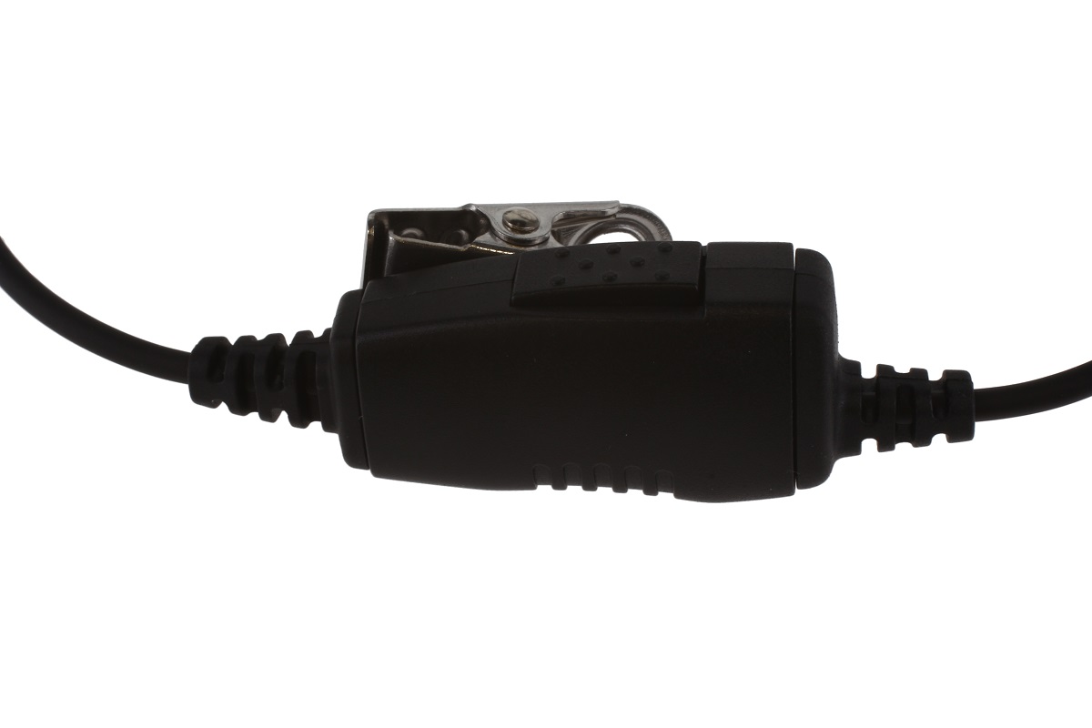 Black cable with rectangular connector.