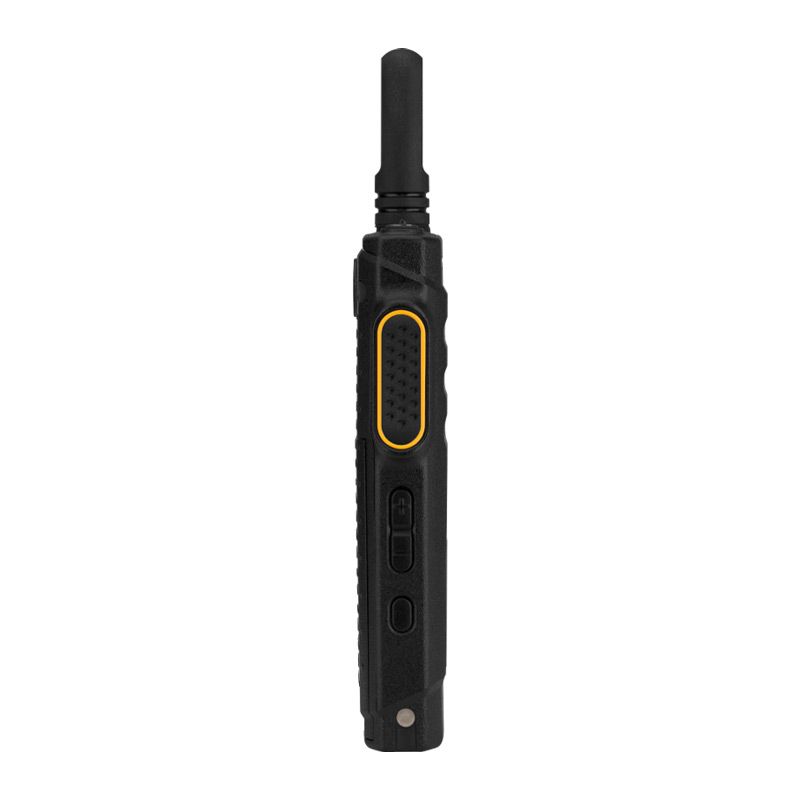 Black electronic screwdriver with yellow detail.